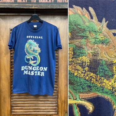 Vintage 1970’s Dungeon & Dragons Fantasy Game Design Dungeon Master Tee Shirt, 70’s T Shirt, 70’s Fantasy, Vintage Clothing 