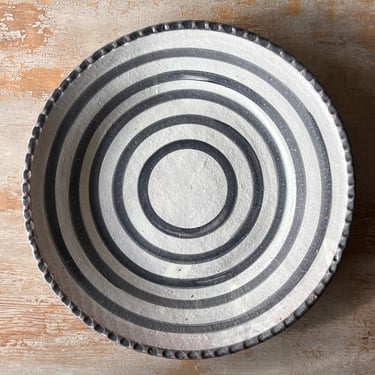 Talavera Round Platter – Gray
