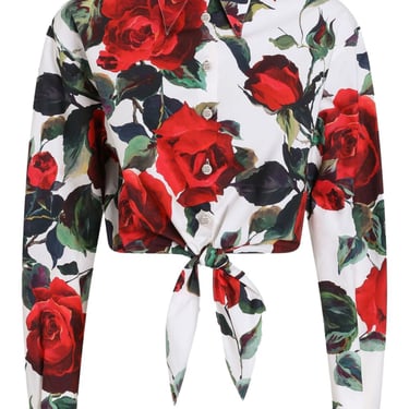 Dolce & Gabbana Women Printed Cotton Shirt