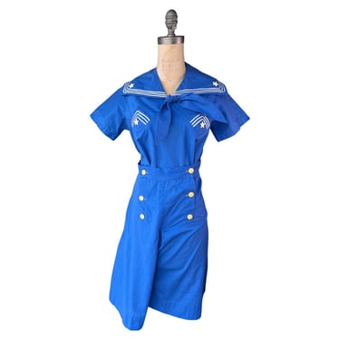 1930s blue sailor suit 