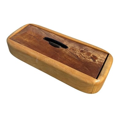 MCM Handcrafted Wooden Isigo Pervuvian Ebony Jewelery Box by J.Amberg 