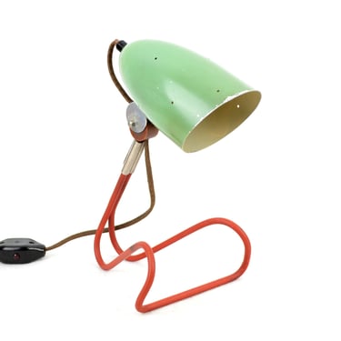 rare mid century table lamp 50s lamp light design brocante living room table lamp bag lamp rockabilly 