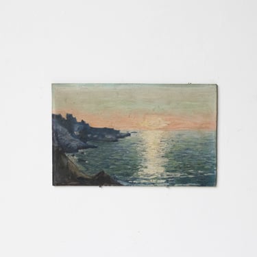 Sunset  Seascape Oil Painting