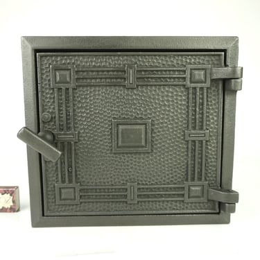 Cast iron oven door, antique Iron Door, rusty stove part,Iron Stove Door,  Antique Furnace,Cast Iron Salvage Front Panel, vintage metal door 