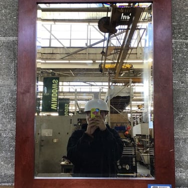 Cherry Framed Mirror (Seattle)