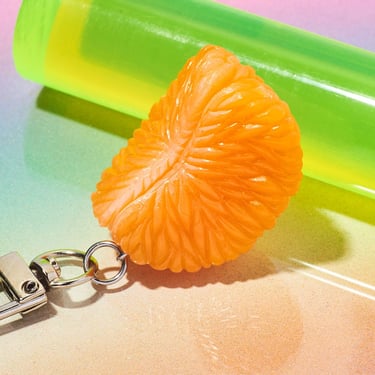 Food Keychain - Clementine Pieces