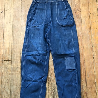 50s Ranchcraft Side Zip Jeans 26 