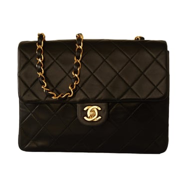 Chanel Black Lambskin Small Flap Bag