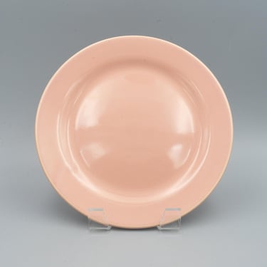 Bauer Pottery La Linda Pink Salad Plate | Vintage California Colorware Mid Century Modern Dinnerware | Minimalist Tableware 