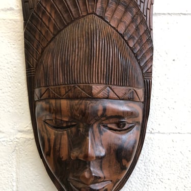 Exotic Wood African Mask