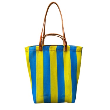 Small Market Bag | Yellow and Blue