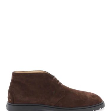 Tod's Suede Leather Ankle Boots Men