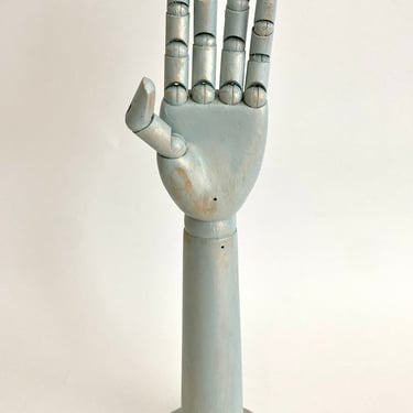 Reticulated Hand Arm Mannequin on Base 
