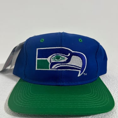 Vintage 1990's Seattle Seahawks Logo Sports Specialties Snapback Hat