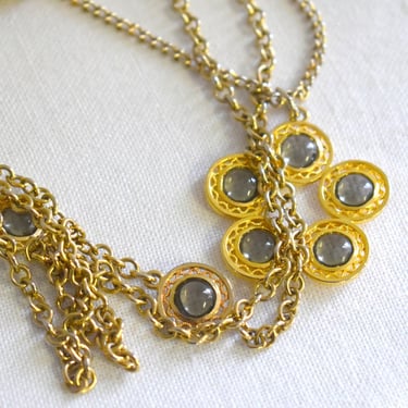 1970s Celebrity Multi-Chain and Pendant Necklace 