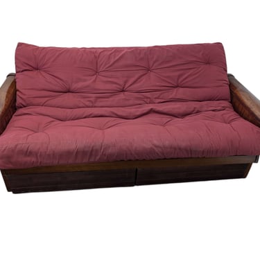 Wood Futon w/ 2 Drawers