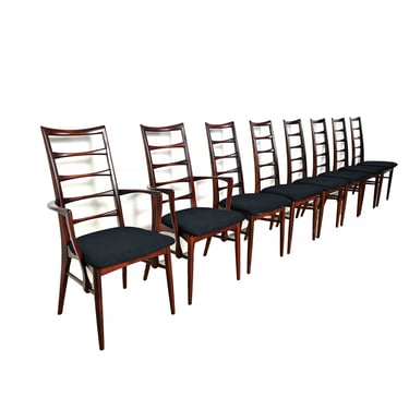 Rosewood "Lis" Dining Chairs by Niels Koefoed for Koefoed Hornslet Danish Modern 