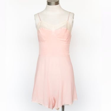 1930s Step In Teddy Chemise Lingerie Slip S 