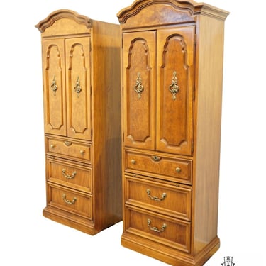 THOMASVILLE FURNITURE Caprice Collection Italian Provincial 27" Left and Right Wall Unit / Pier Cabinet Set 42911-385 