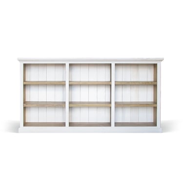Private Listing, Custom Napa Tallboy Lateral bookcase, 60″ w x 13″ d x 44″ h, 3 compartment/6 shelves, WBW Exterior & Interior/NAT Shelves 