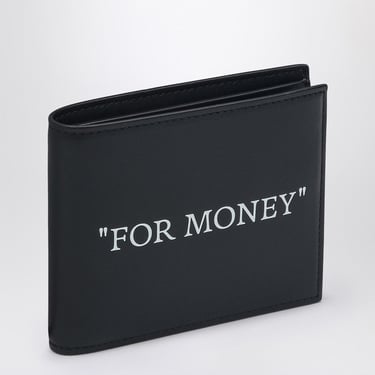 Off-White For Money Bi-Fold Black Wallet Men