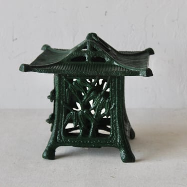 Toro Japanese Iron Hanging Lantern Takaoka Vintage 