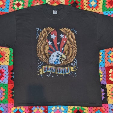 Vintage Eagle Born Wild Tshirt XXL Deadstock Condition! 