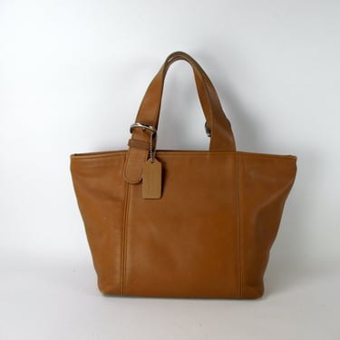Classic Coach Waverly Tote #4133 Vintage 1990s Honey Tan