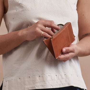 O My Bag | Lola Coin Purse in Cognac Classic Leather
