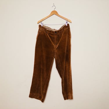 Copper Brown Polo Ralph Lauren Vintage 90s Corduroy Pants - Size 36 38 