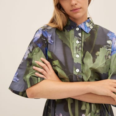 Kowtow Bloom Dress - Delphinium