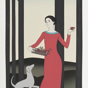 Persephone by Will Barnet Serigraph 1982 