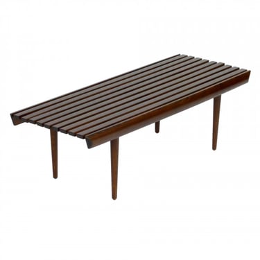 Slat Bench Coffee Table, 1960s