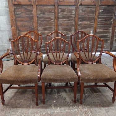 Set of 6 Dining Room Chairs 23 x 38.5 x 22