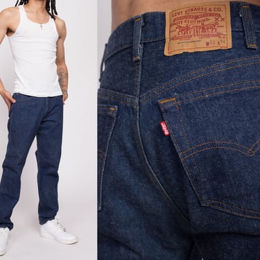 70s Levis 501 Jeans - Multiple Sizes | Vintage Made In USA Levi's Dark Wash Straight Leg Denim 