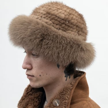 Tolmie Italy Real Fur Hat - Brown