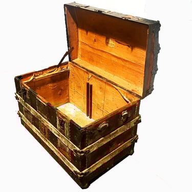 Victorian Steamer Trunk