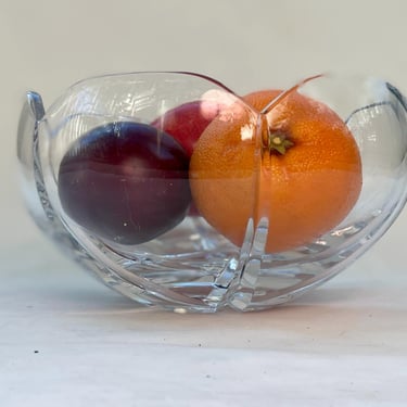 Vintage Rogaska Hand Cut Lead Crystal Deep Bowl 7