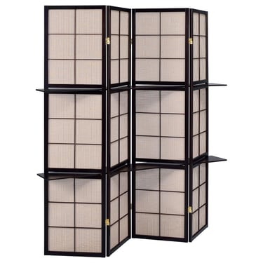 Iggy 4-Panel Room Divider Folding Shoji Screen