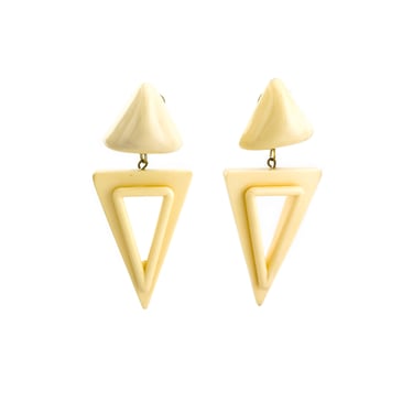 Acrylic Triangle Dangle Earrings