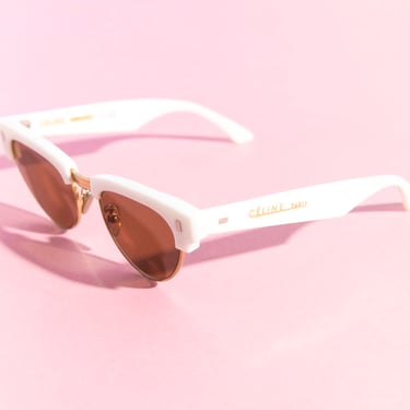 CELINE White Cat Eye Sunglasses