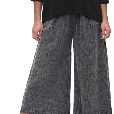 Palazzo Pant in Washed Black