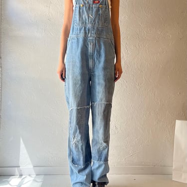 Y2K ‘Dickies’ Thrashed Denim Overalls / Medium 