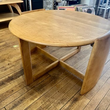 Rare Heywood Wakefield ‘Streamline Modern’ Round Coffee Table