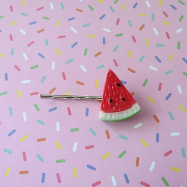 Watermelon Hair Clip Cute Summer Fruit Barrette 