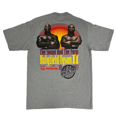 Vintage Mike Tyson Vs. Evander Holyfield II "The Sound And The Fury" T-Shirt