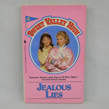 Sweet Valley High #30: Jealous Lies (1986) by Francine Pascal - Vintage Teen Fiction Book 
