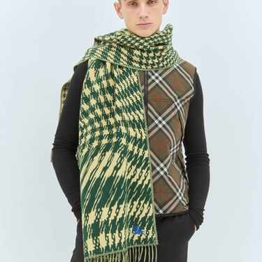 Burberry Men Warped Houndstooth Scarf