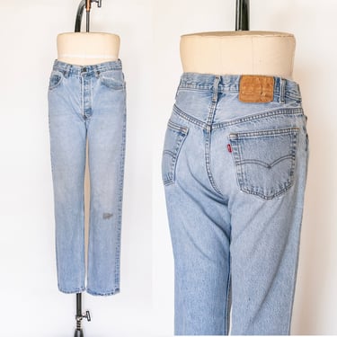 1980s Levi's 501 Jeans Cotton Denim Distressed 30