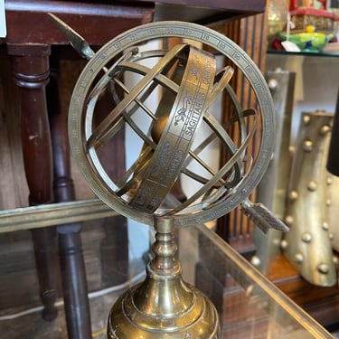 Vintage Zodiac Armillary Brass